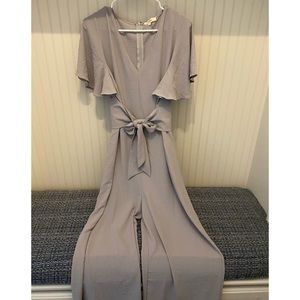 Wide leg jumpsuit